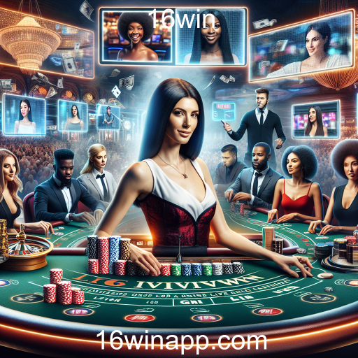 Descubra a Emoção do Cassino Ao Vivo no 16win